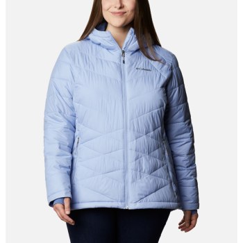 Columbia Ženske Jakne - Heavenly Hooded Plus Size Plave | ZYTG-07286